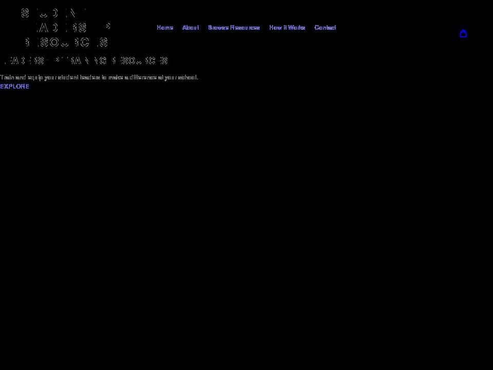 student-leadership-resources.myshopify.com shopify website screenshot