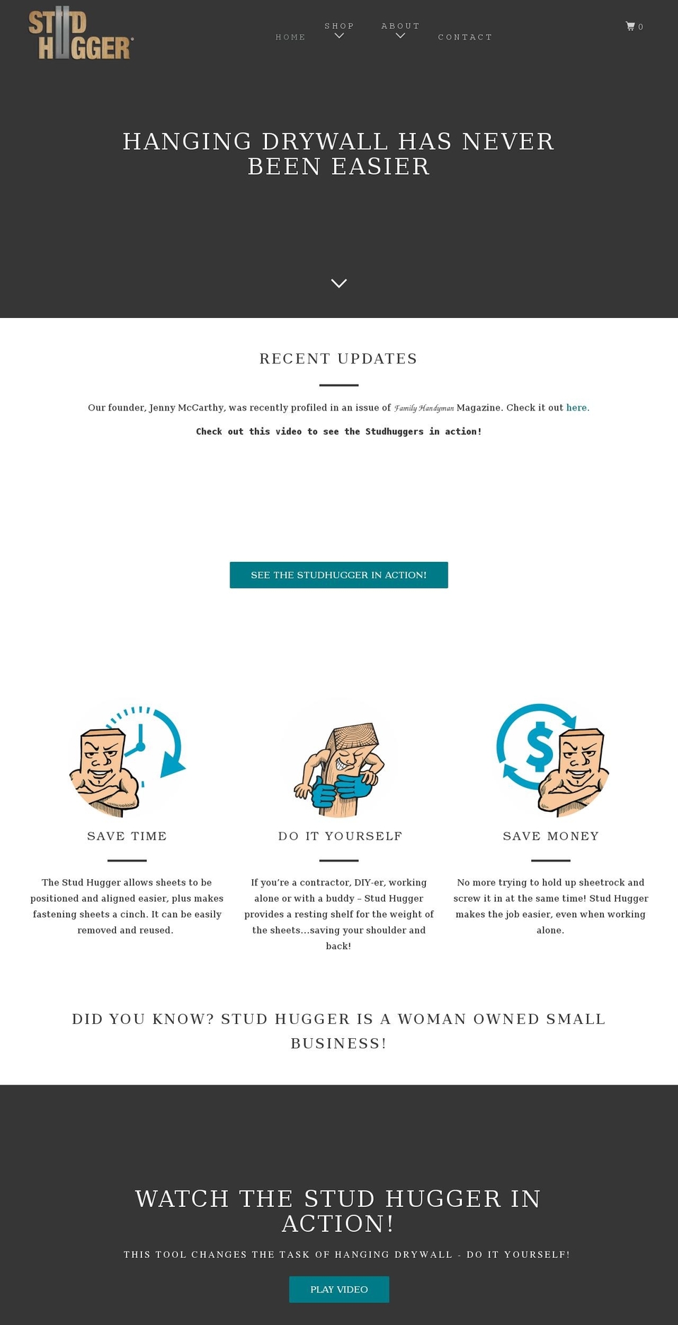studhugger.com shopify website screenshot
