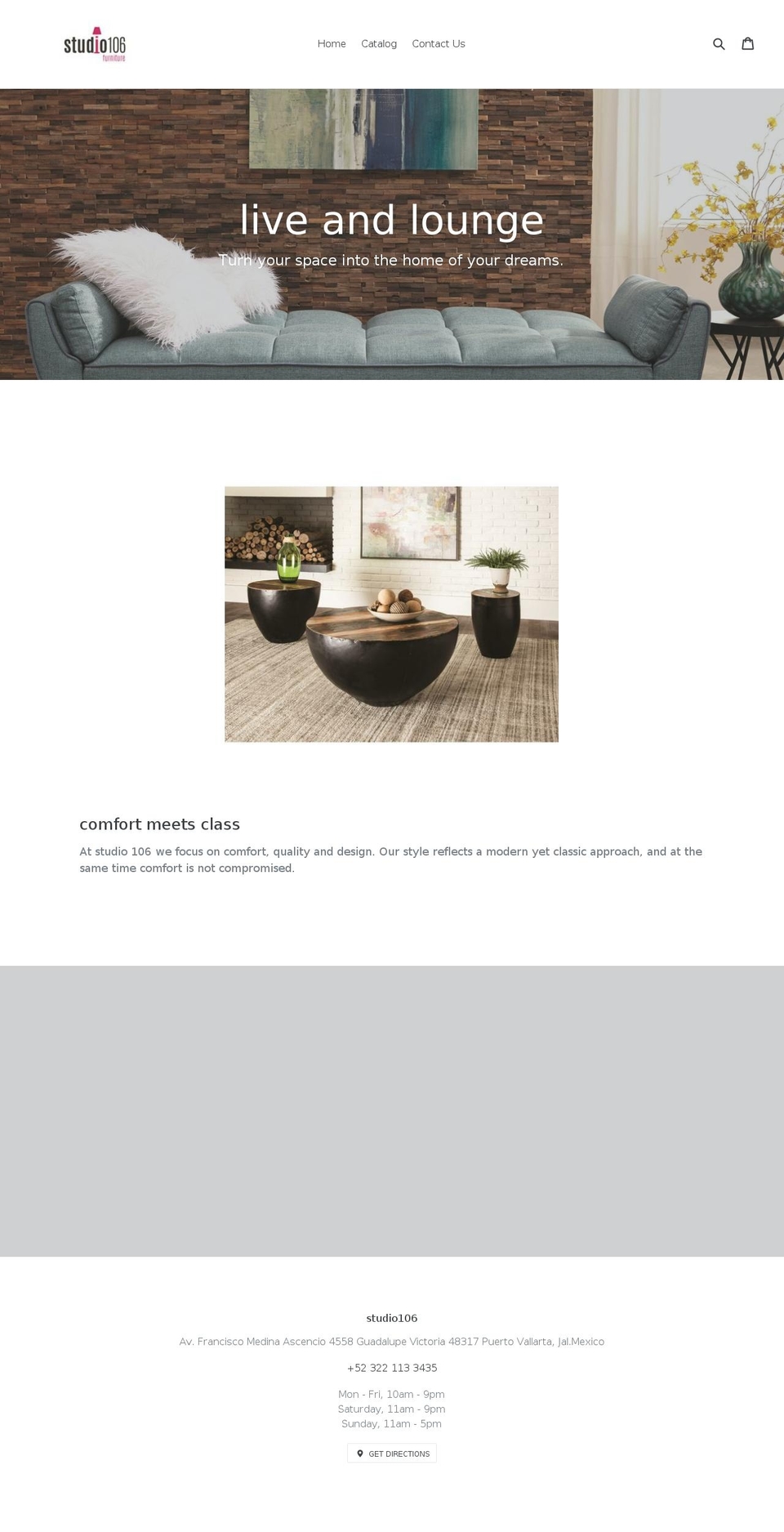 studio-106.com shopify website screenshot