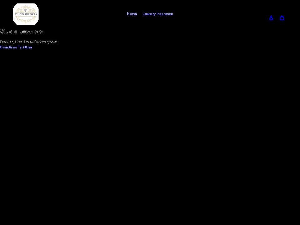 studio-jewelers.com shopify website screenshot