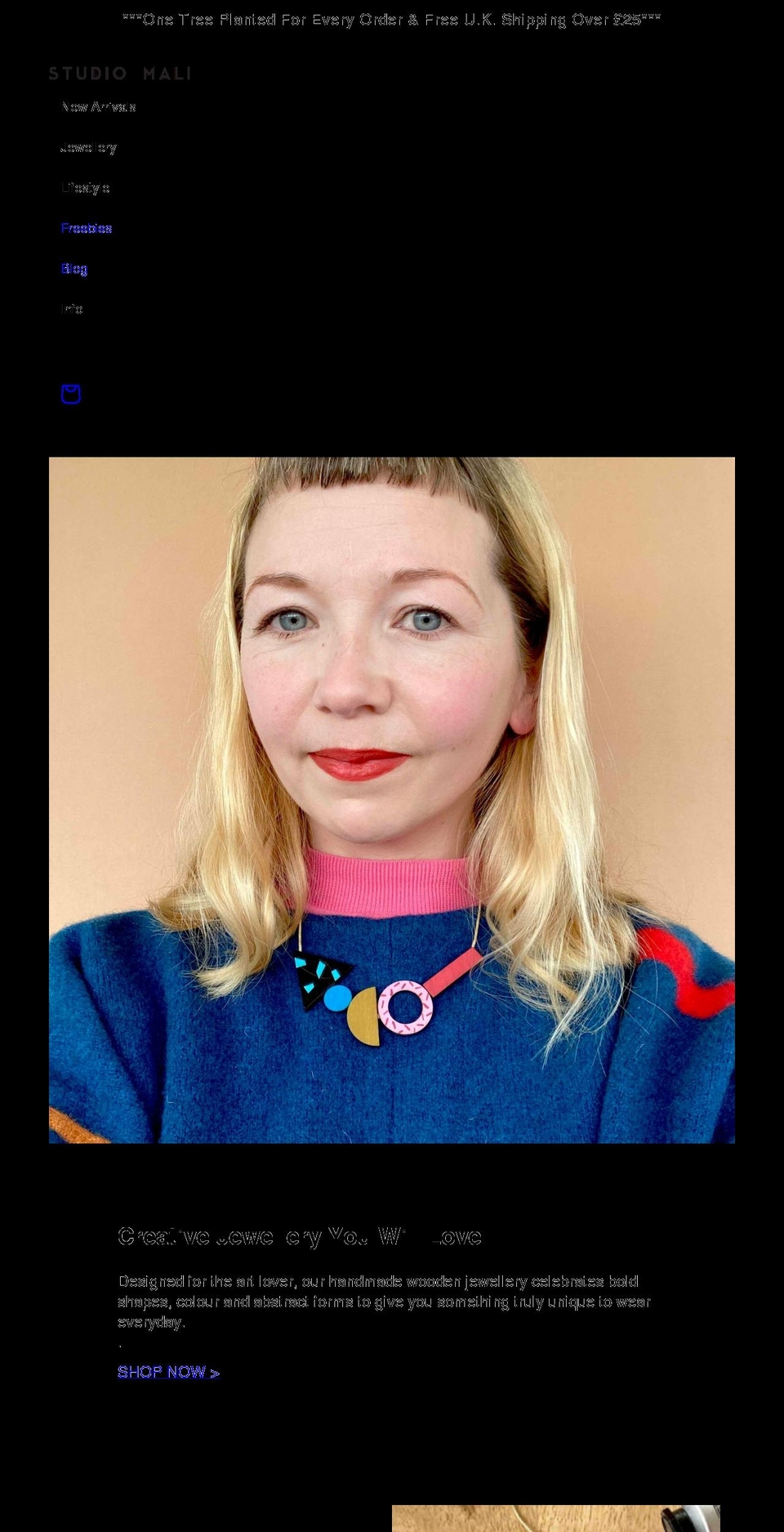 studio-mali.com shopify website screenshot