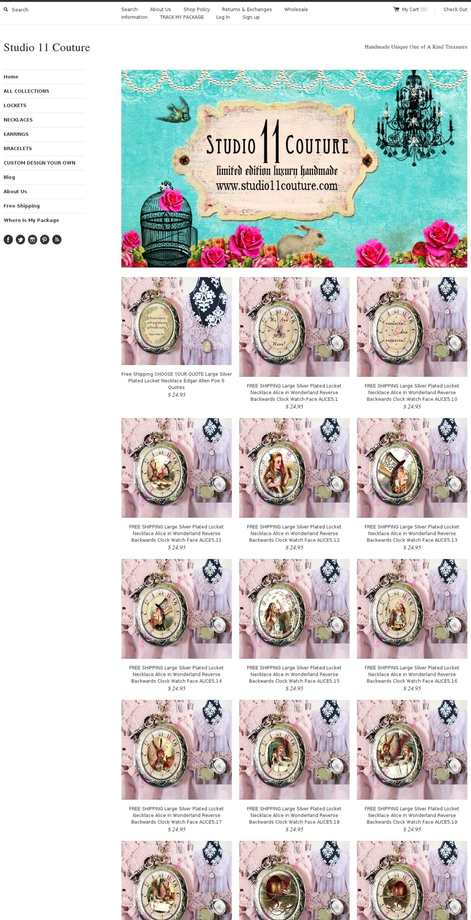 studio11couture.com shopify website screenshot