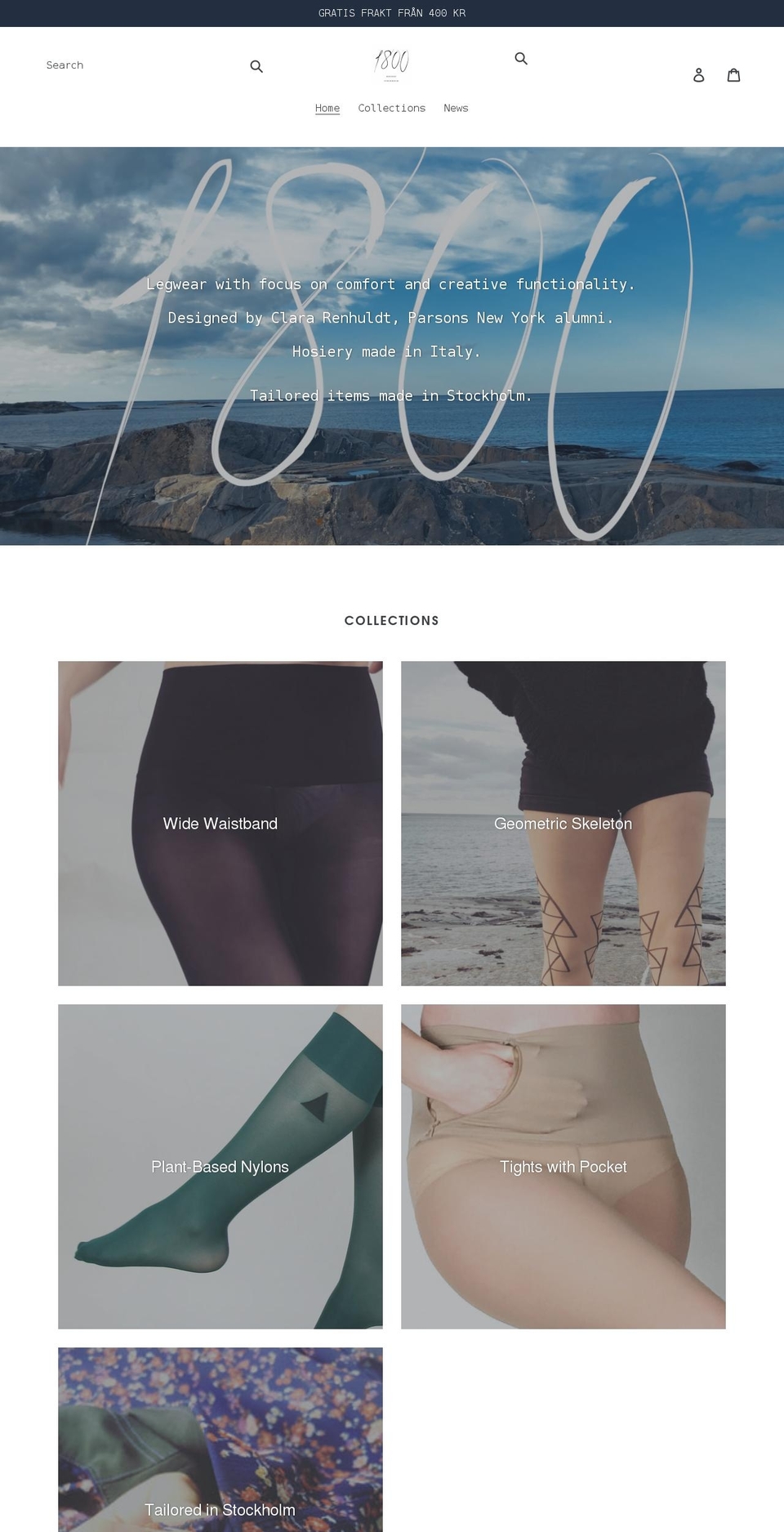 studio1800.se shopify website screenshot