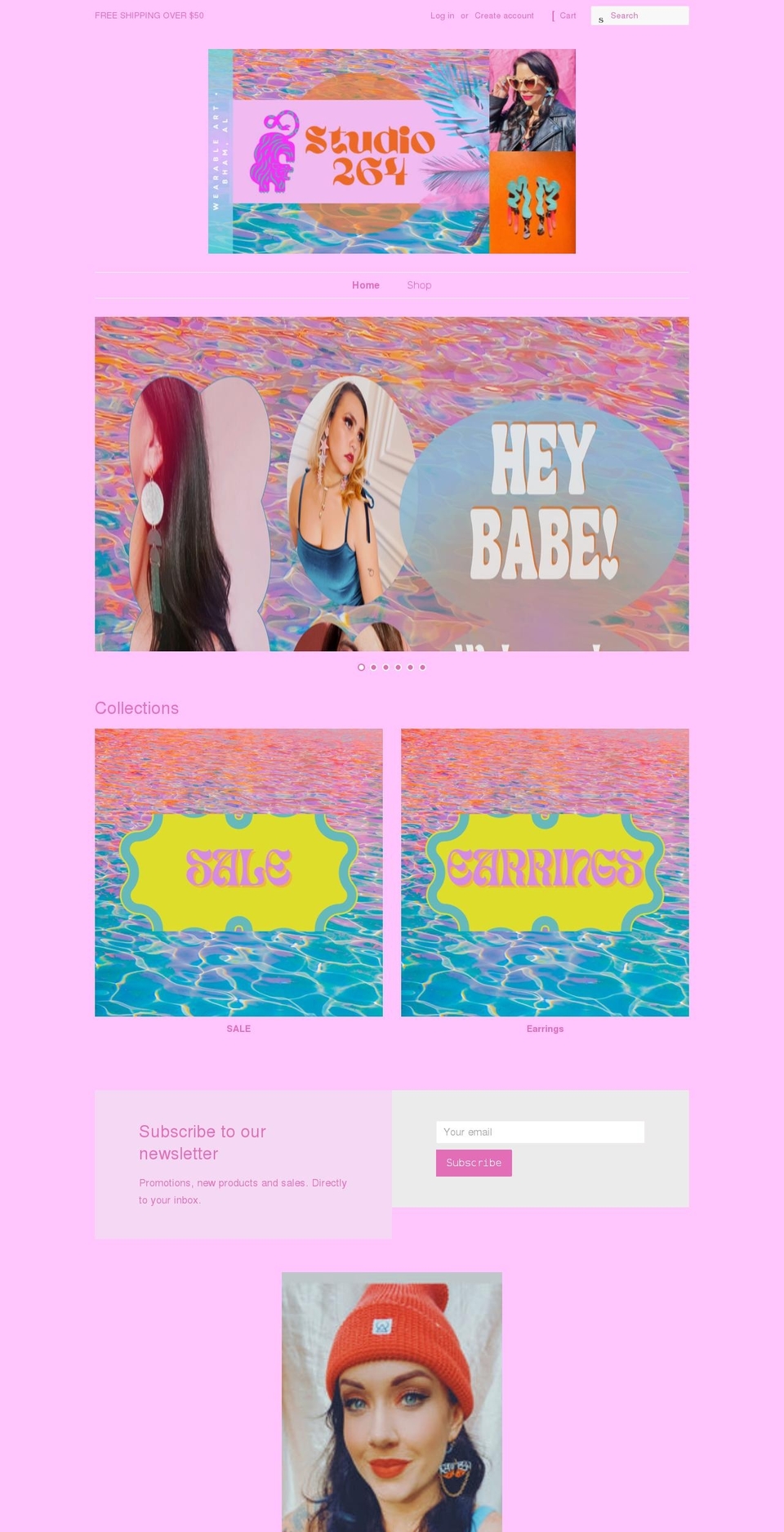 studio264bham.com shopify website screenshot