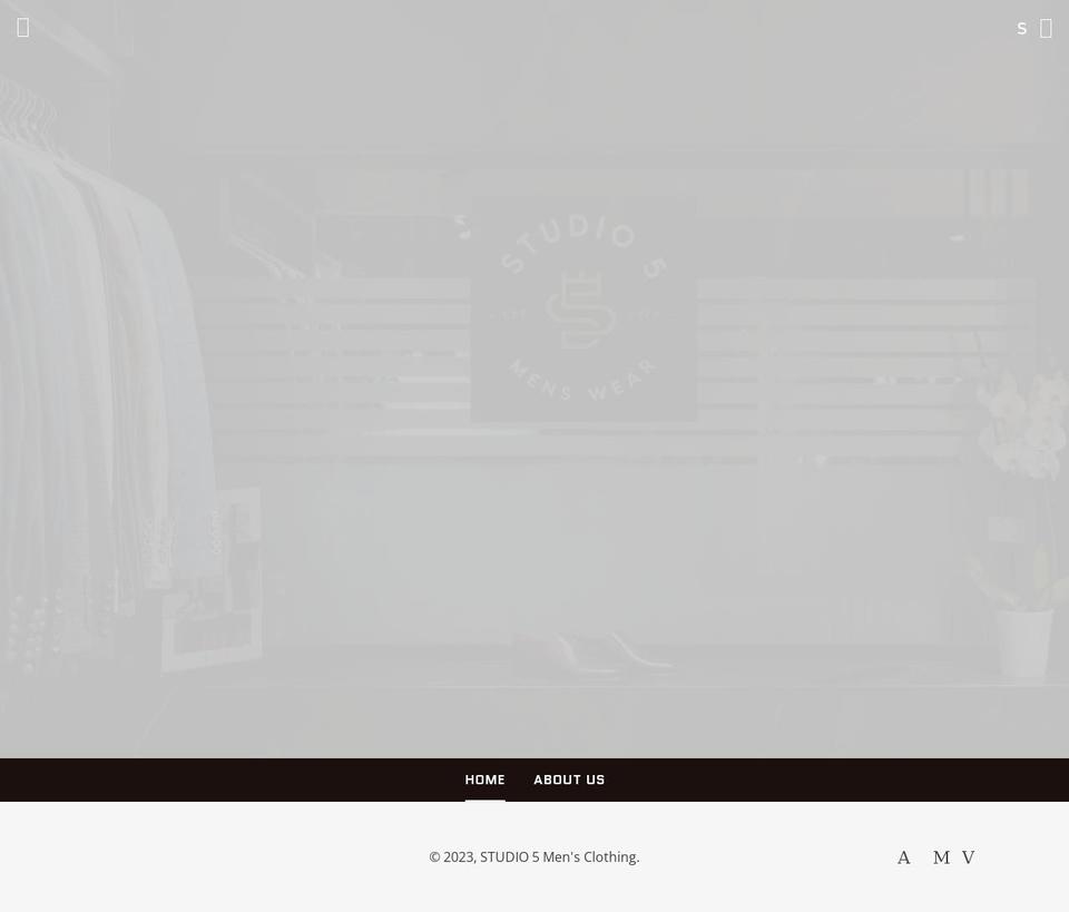 studio5-mens-wear.shop shopify website screenshot