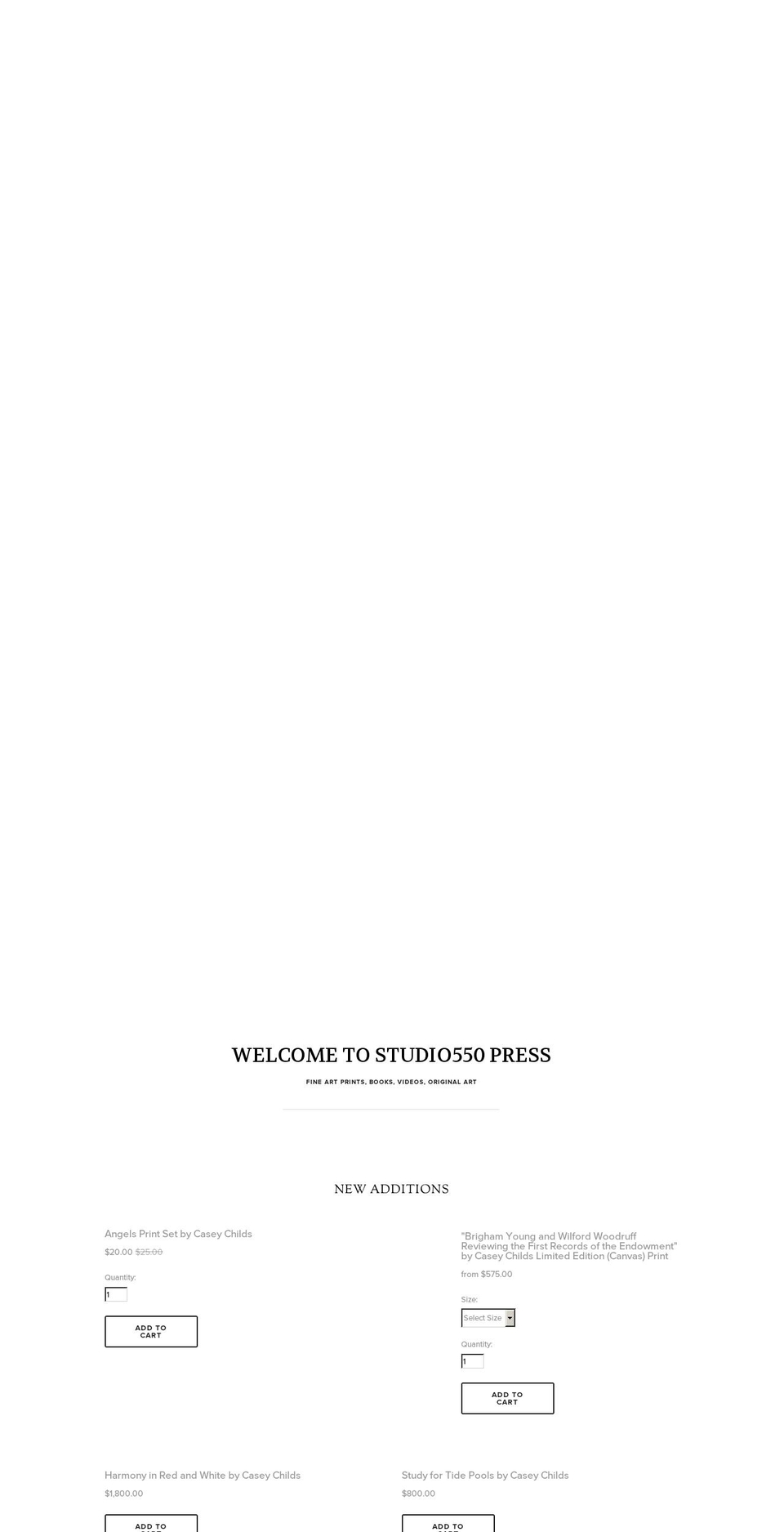 studio550press.com — Shopify storefront screenshot