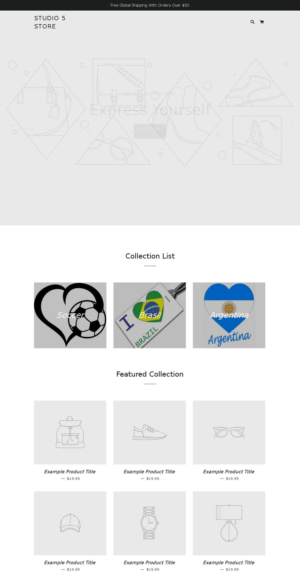 studio5store.com — Shopify storefront screenshot