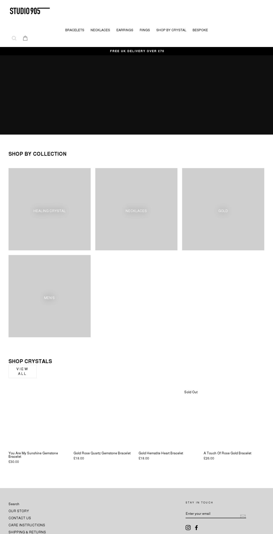 studio905ldn.com shopify website screenshot