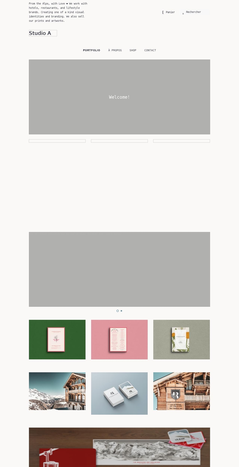 studioanneolivieri.com shopify website screenshot