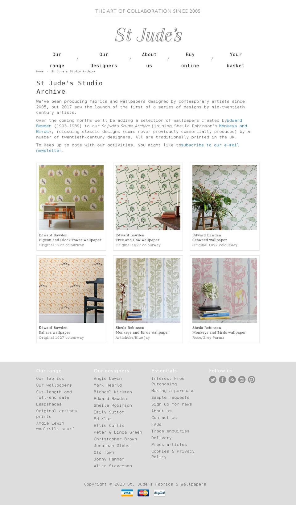 White Background Shopify theme site example studioarchive.uk