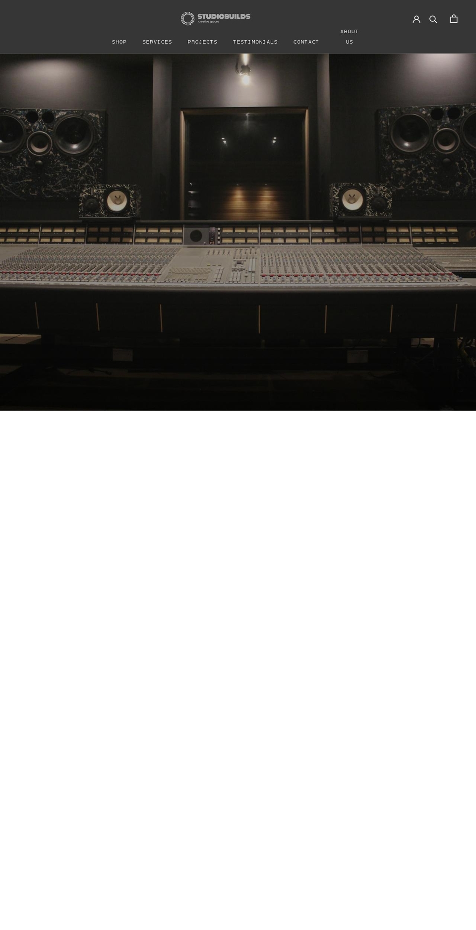 studiobuilds.com shopify website screenshot