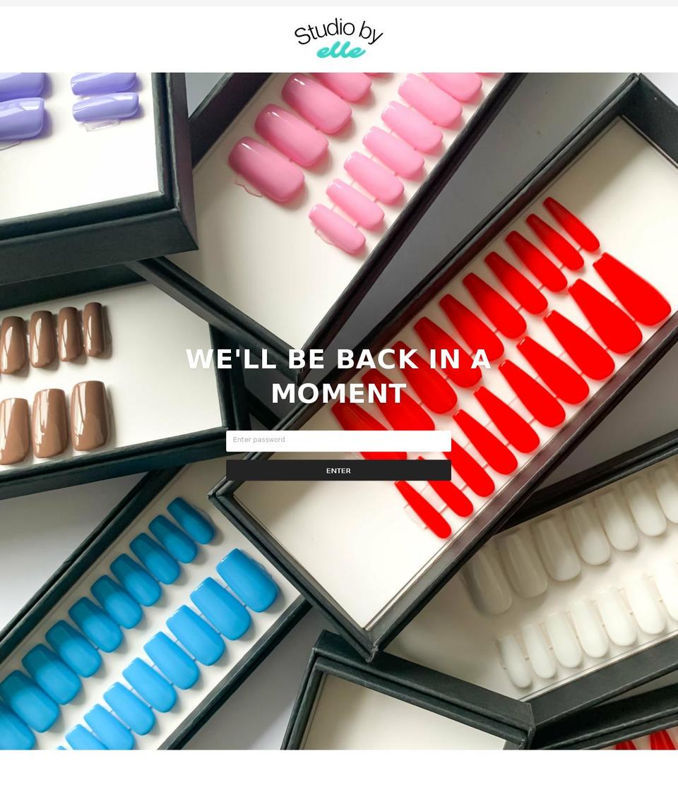 studiobyelle.com shopify website screenshot