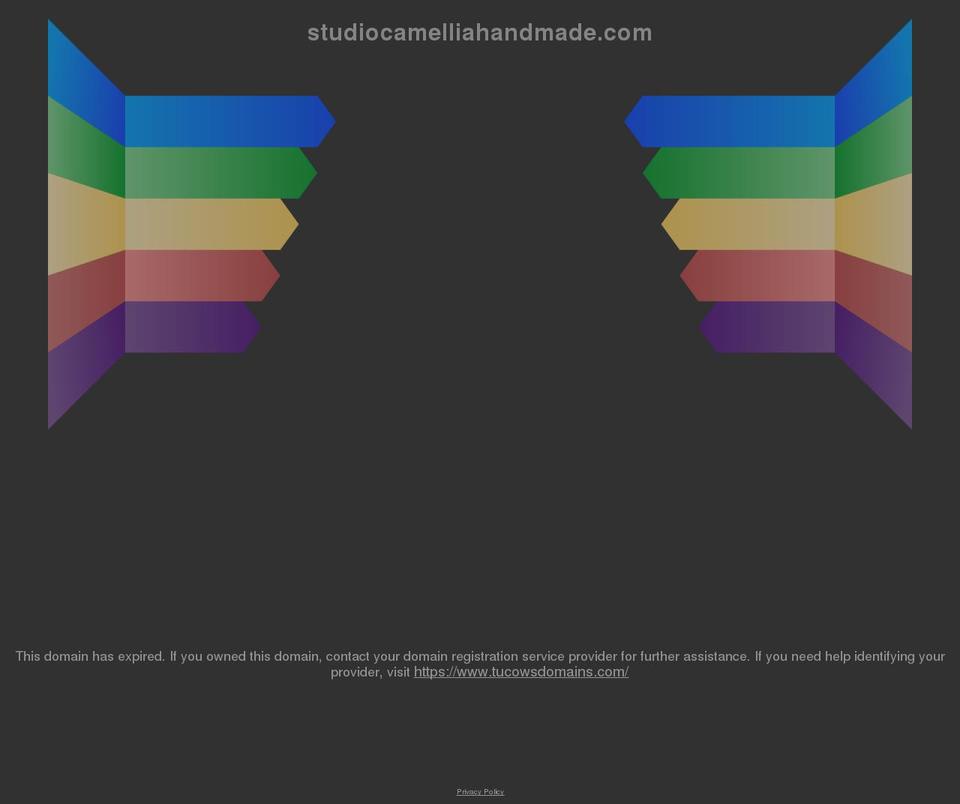 studiocamelliahandmade.com shopify website screenshot