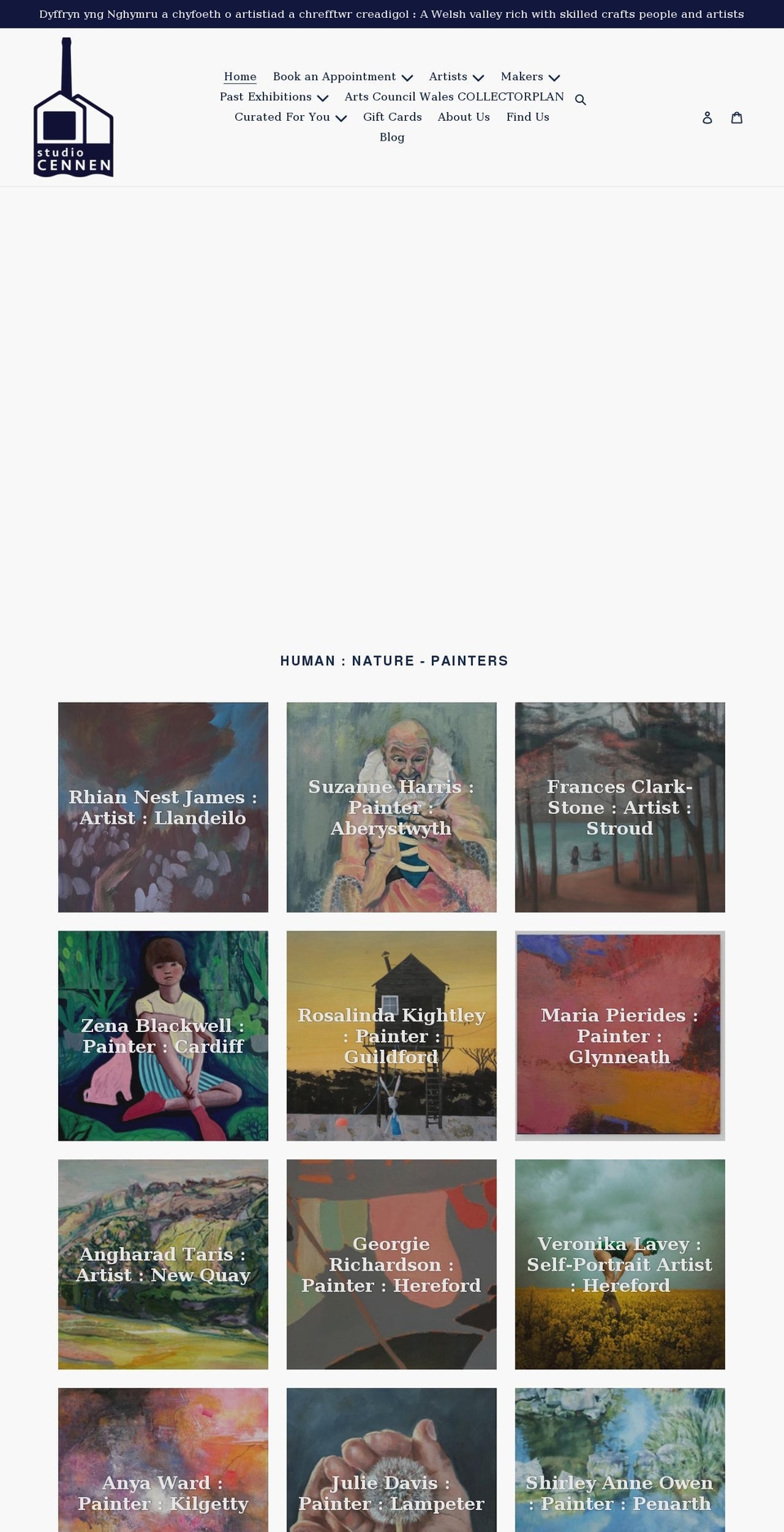 studiocennen.com shopify website screenshot