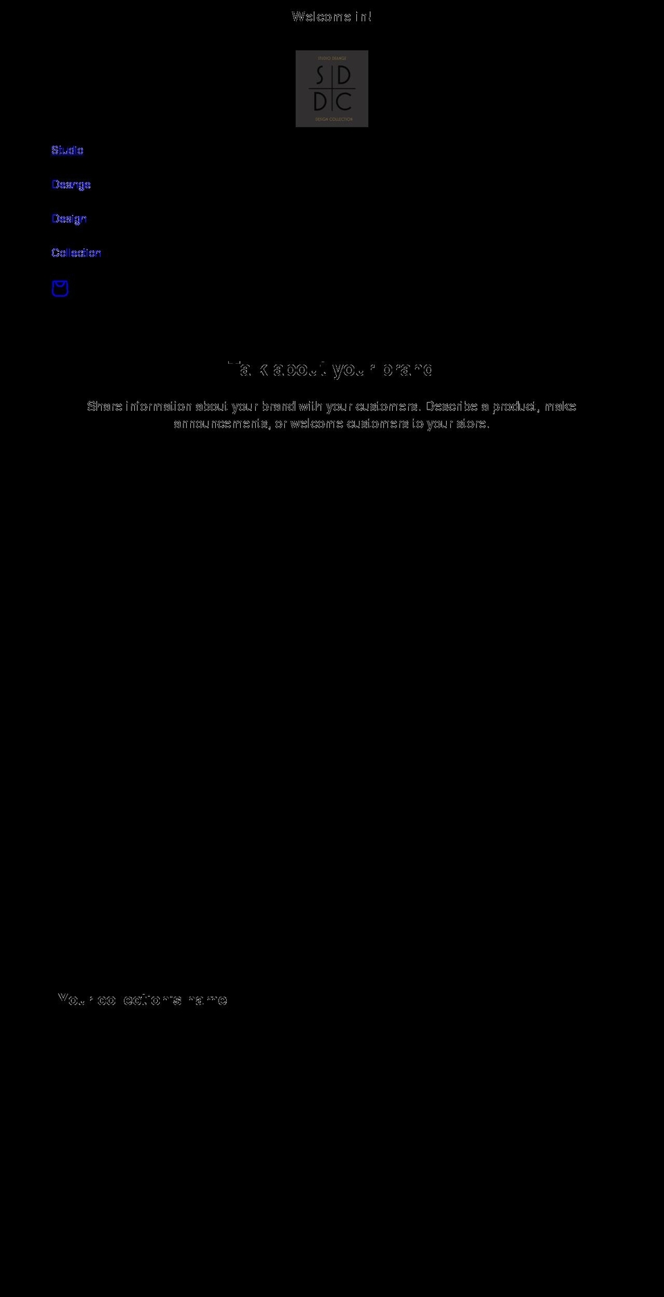 studiodeange.com shopify website screenshot