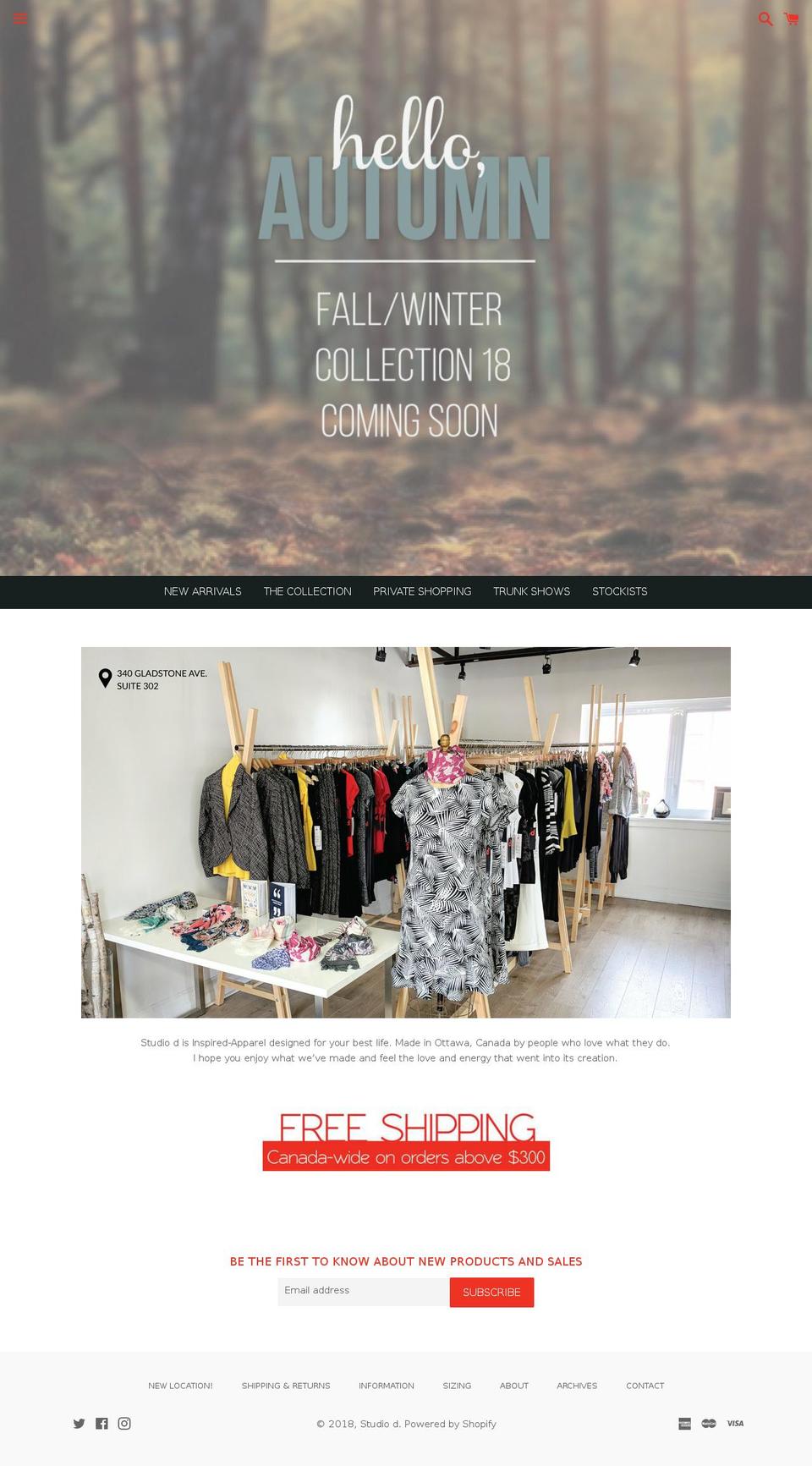 studiodianne.com shopify website screenshot