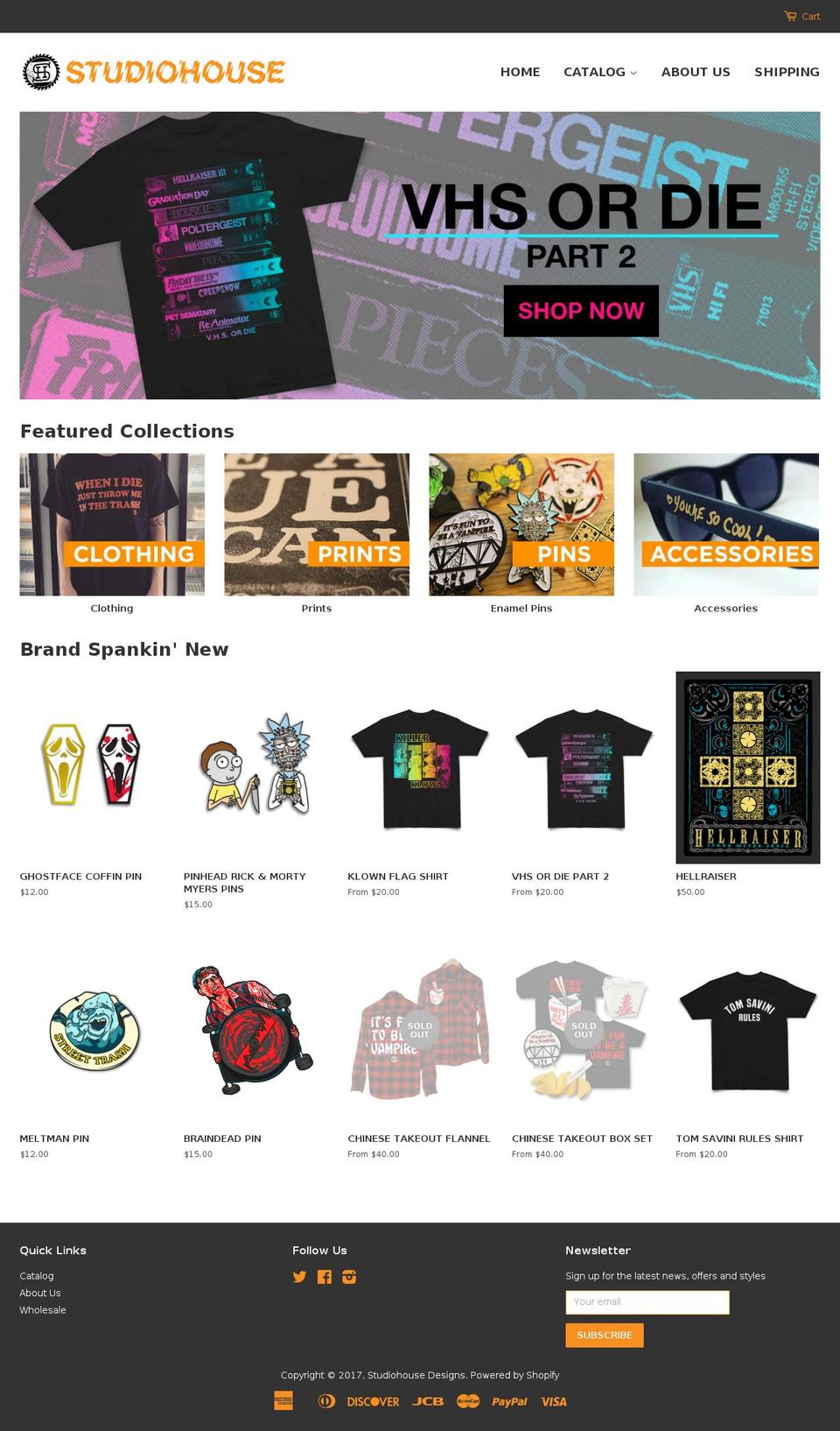 studiohousedesigns.com shopify website screenshot