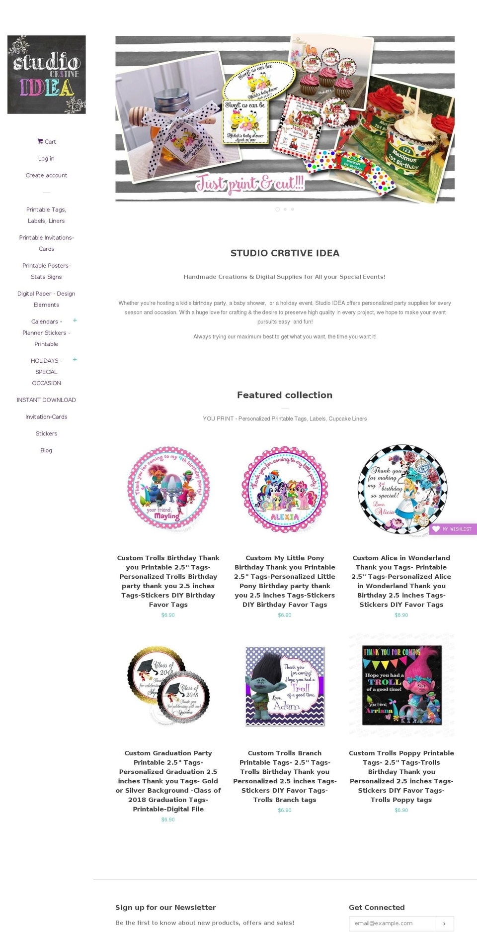 studioidea-gr.com shopify website screenshot