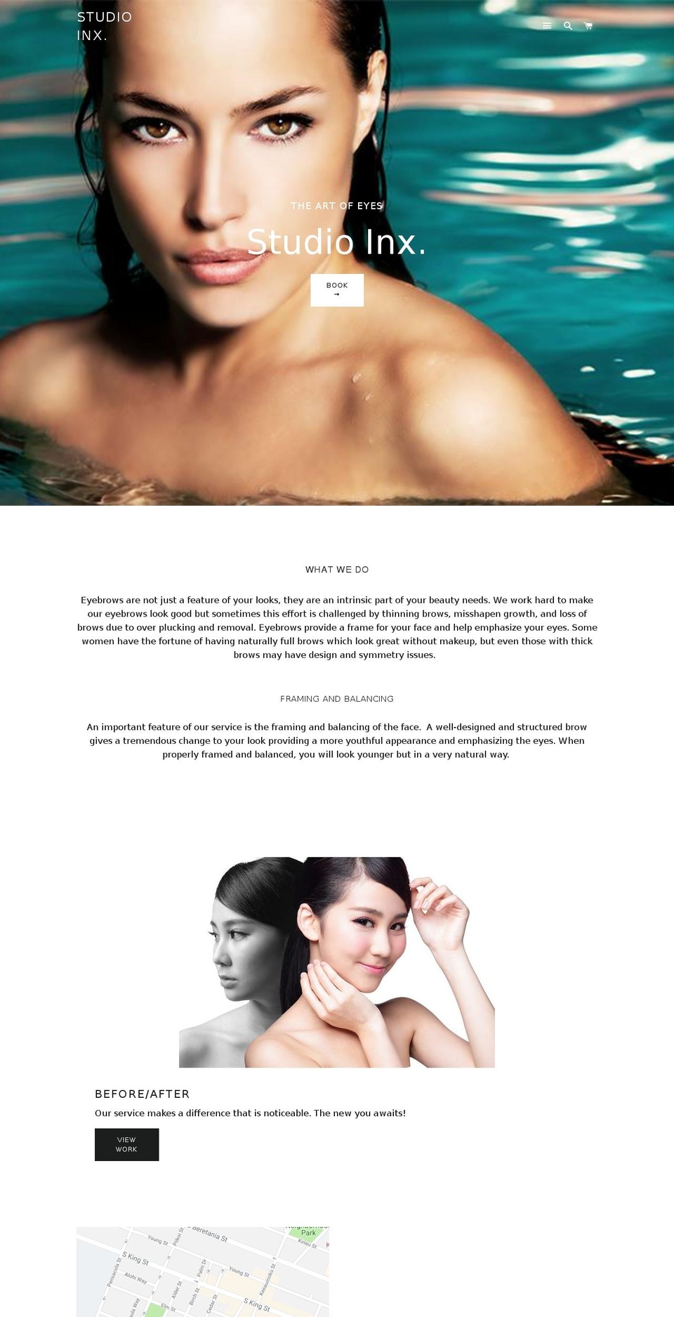 studioinx.com — Shopify storefront screenshot
