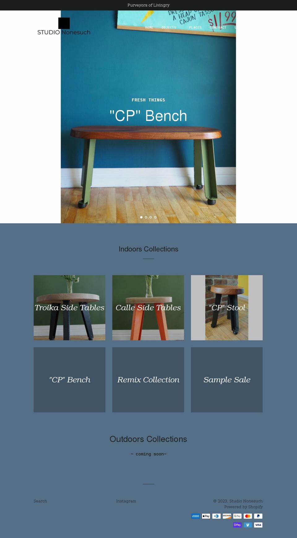 studiononesuch.com shopify website screenshot