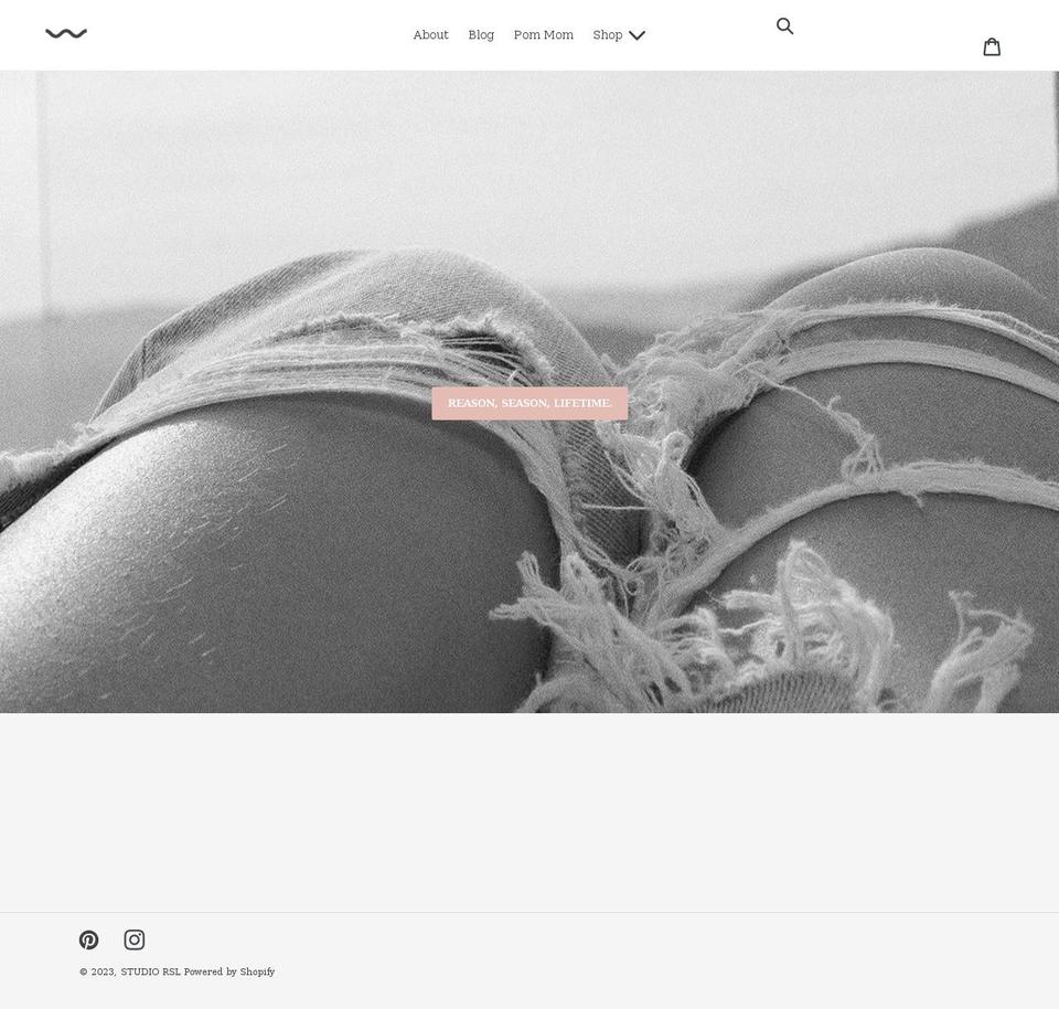 studiorsl.com shopify website screenshot