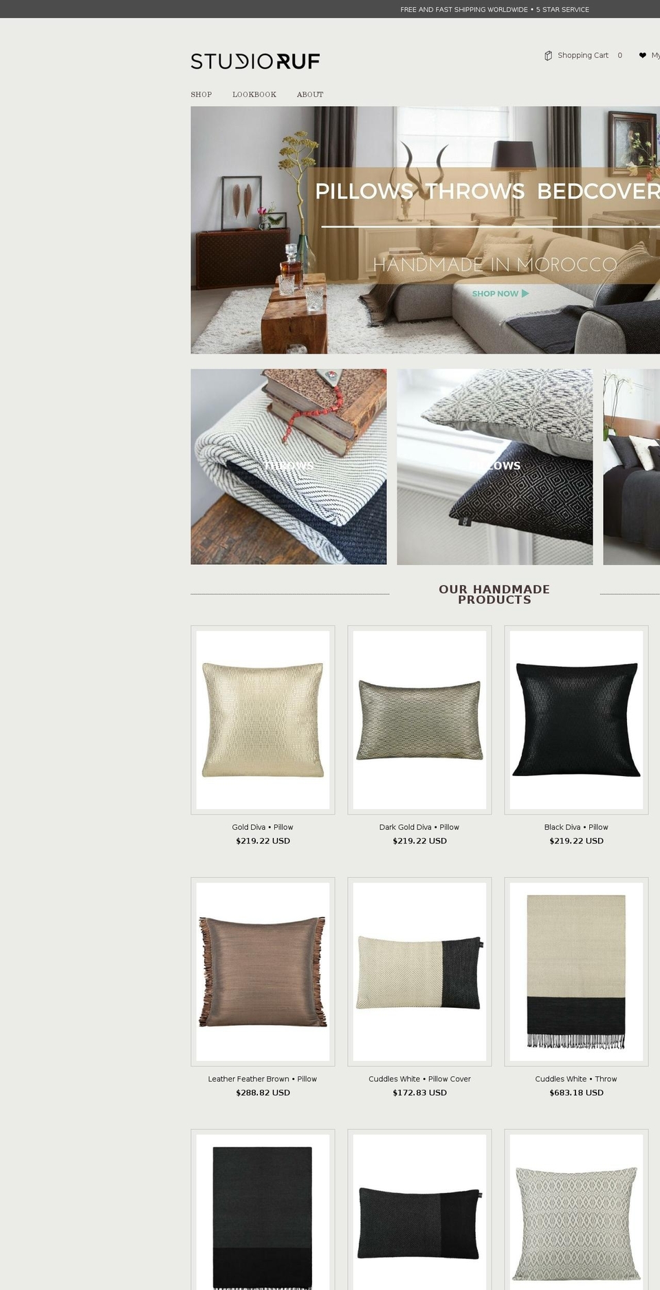 studioruf.com shopify website screenshot