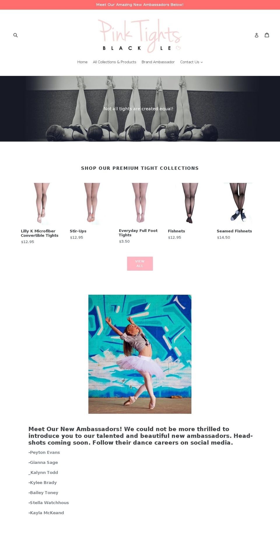 studiotights.com — Shopify storefront screenshot