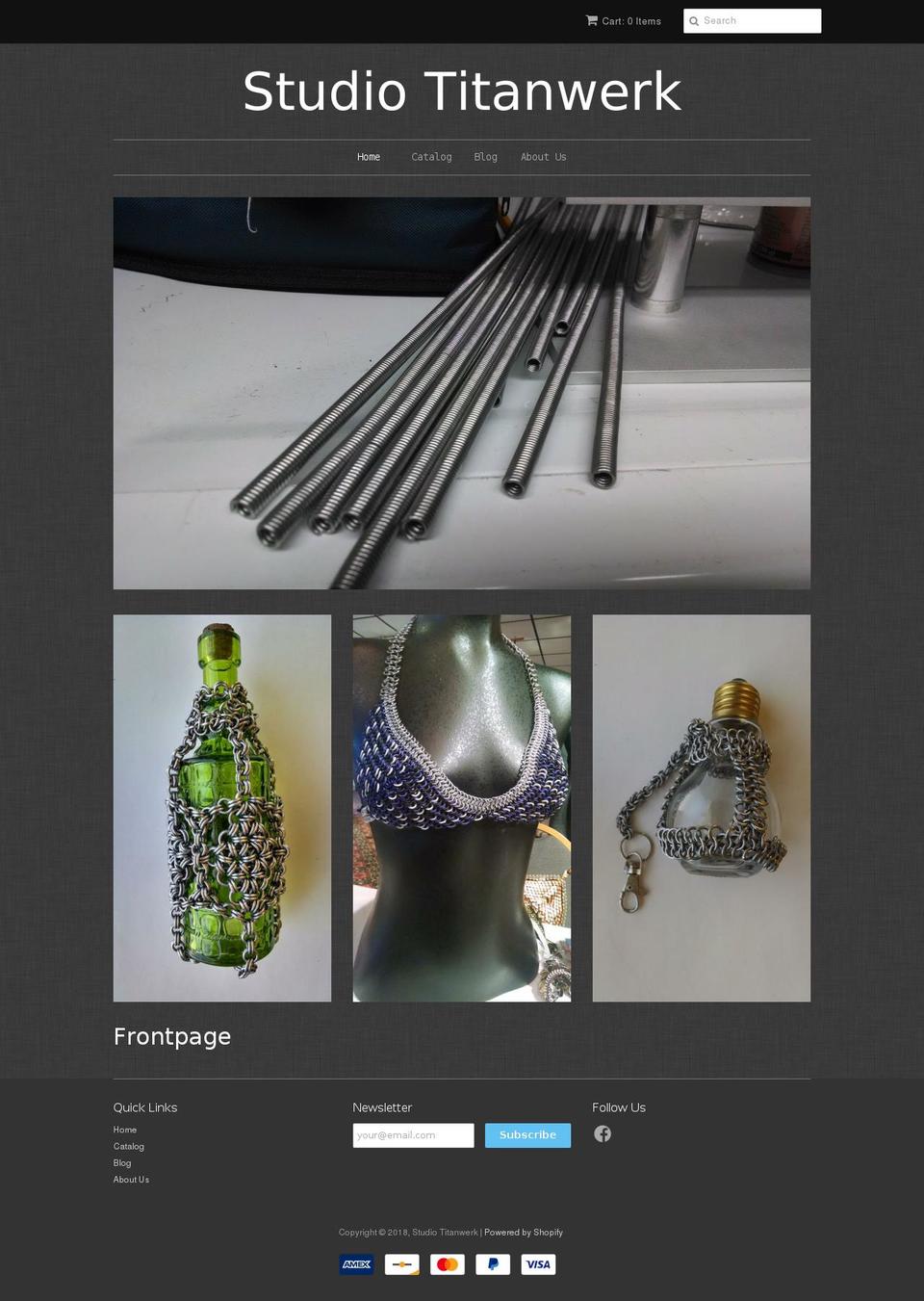 studiotitanwerk.com — Shopify storefront screenshot
