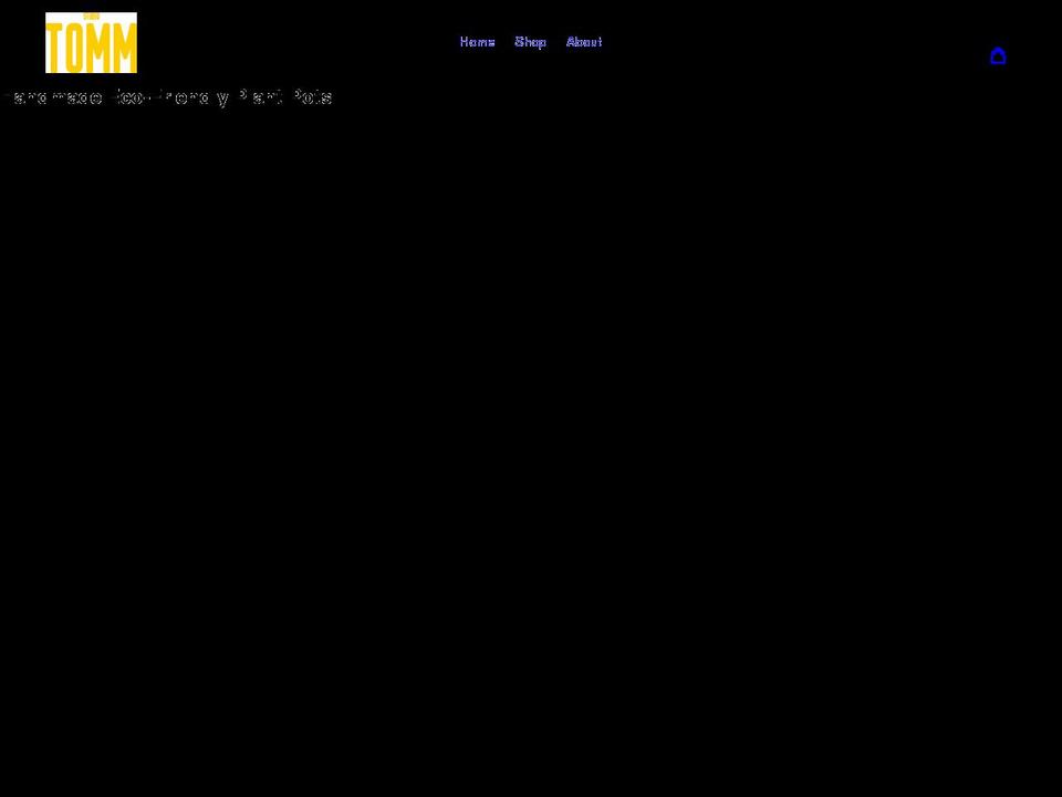 studiotomm.com shopify website screenshot