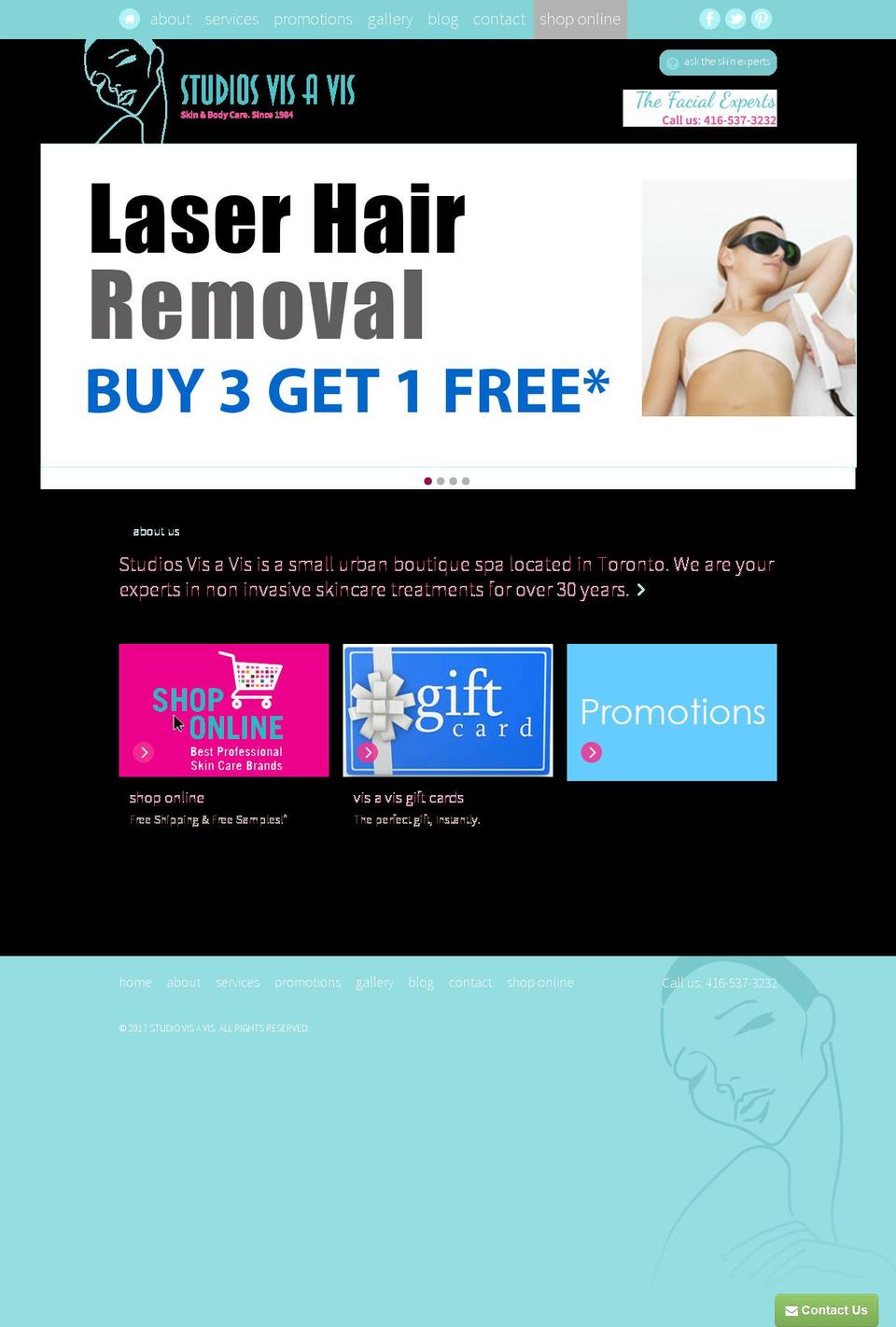 studiovisavis.com shopify website screenshot