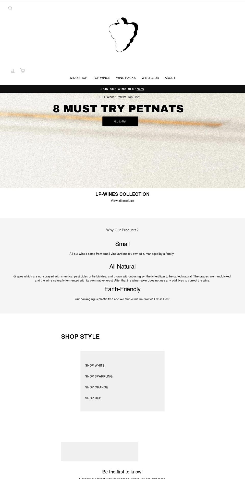 studiowino.ch shopify website screenshot