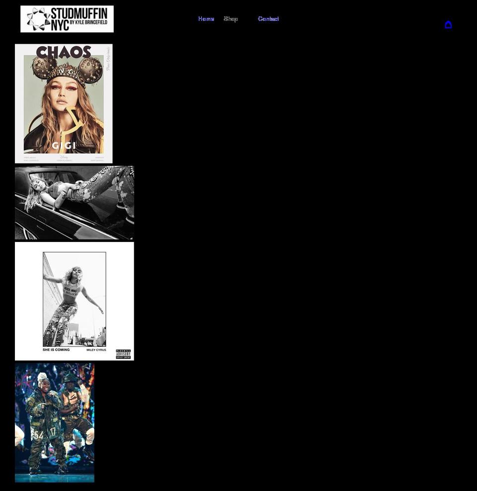 studmuffin-nyc.com shopify website screenshot