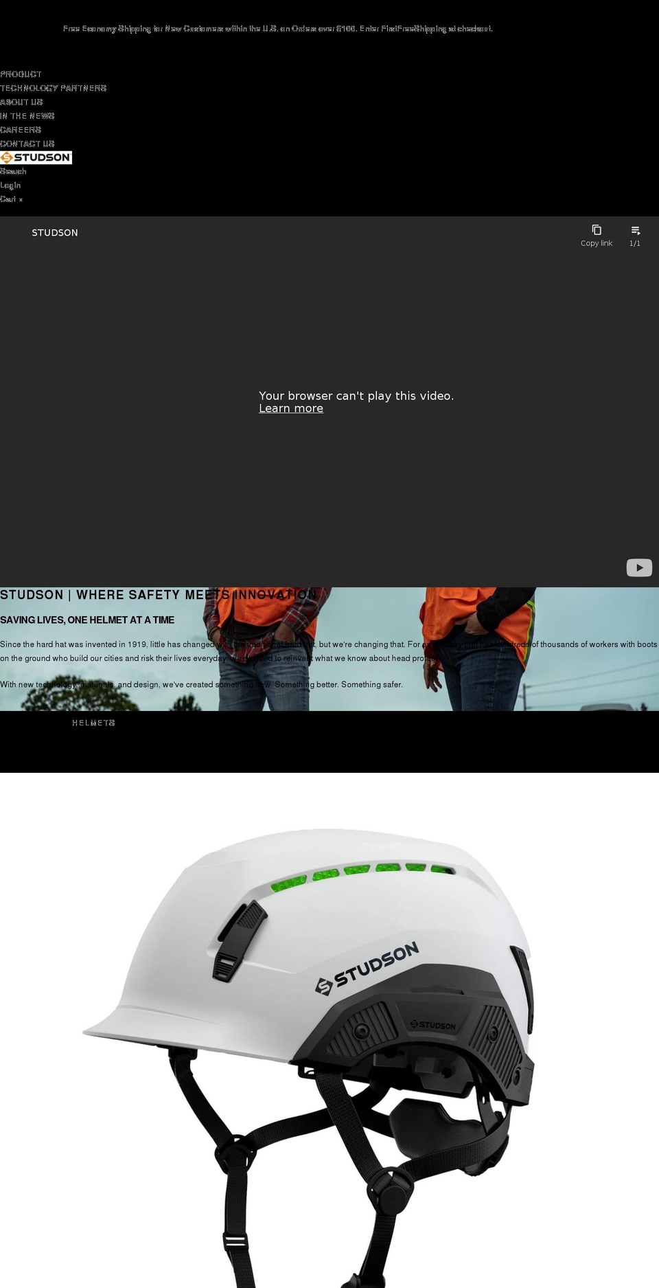 studson.com shopify website screenshot