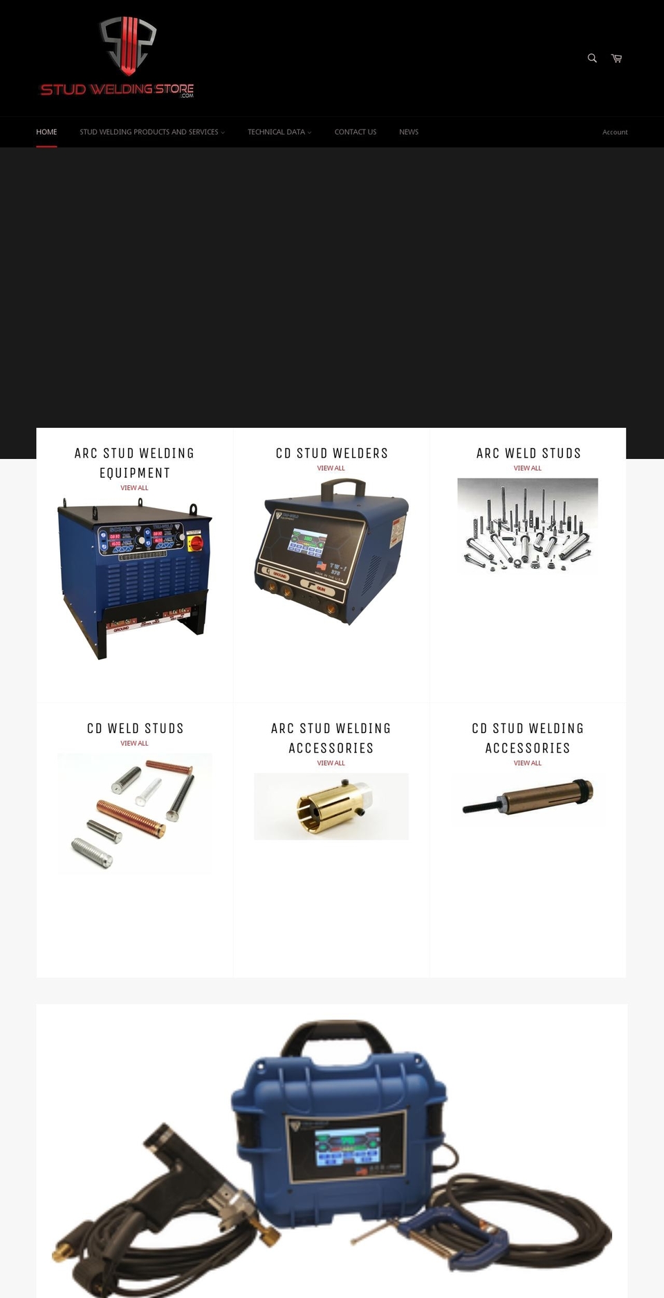 studweldingstore.com — Shopify storefront screenshot