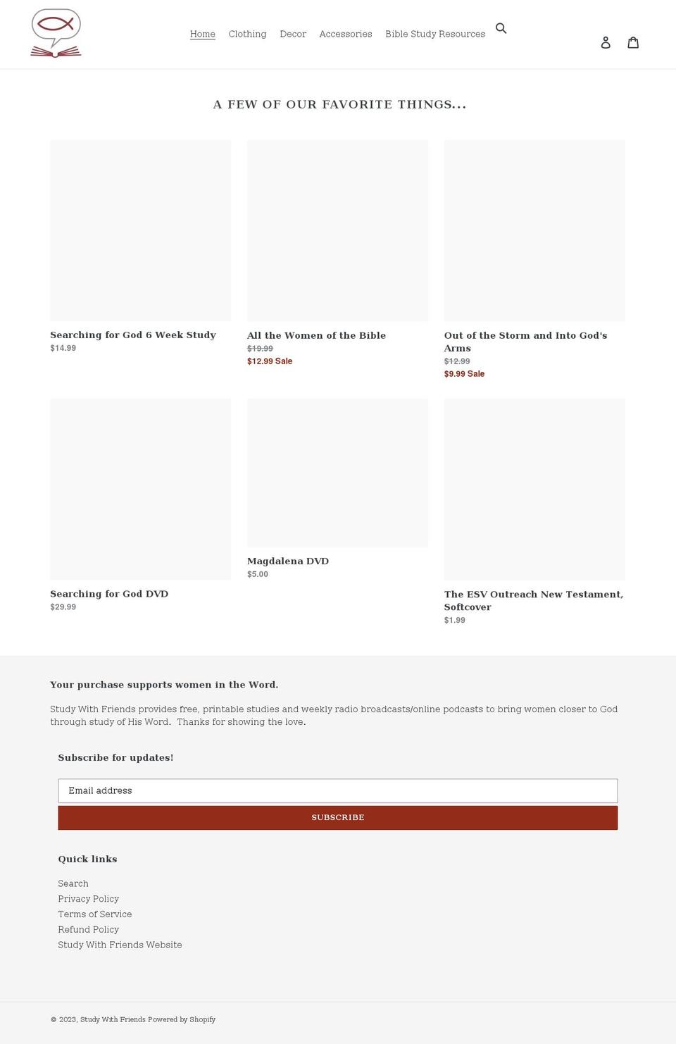 study-with-friends.myshopify.com shopify website screenshot