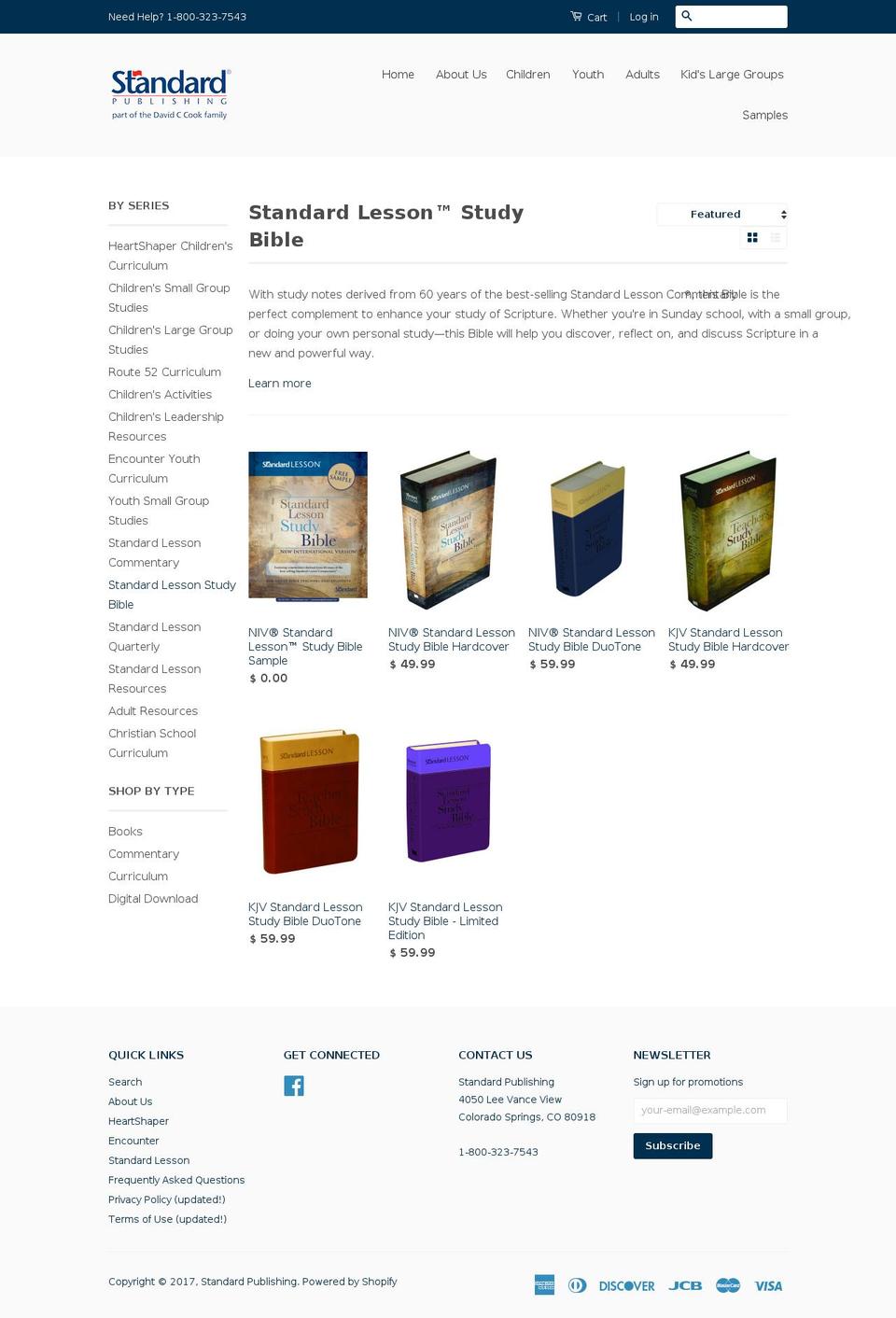 studybible.com shopify website screenshot