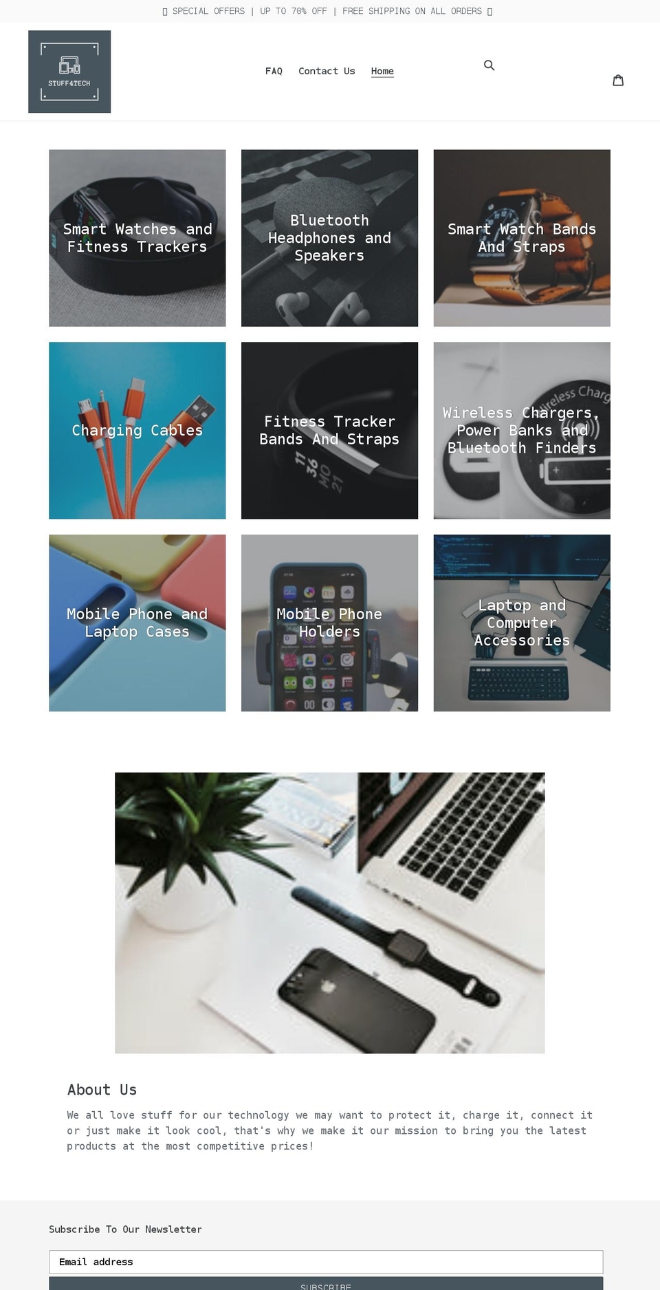 stuff4tech.com shopify website screenshot