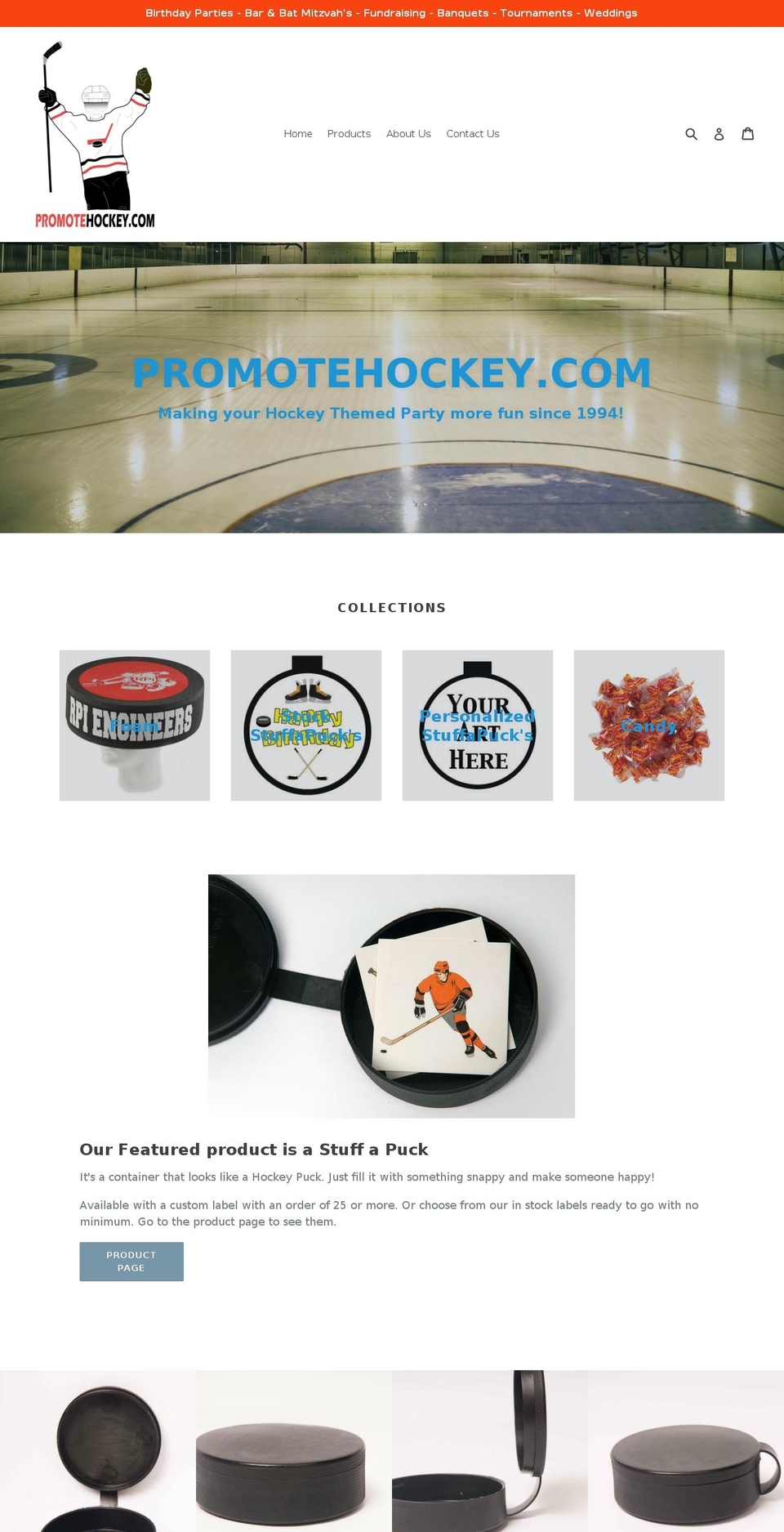 stuffapuck.com — Shopify storefront screenshot