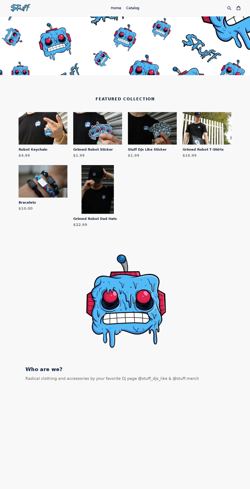 stuffdjslike.com — Shopify storefront screenshot