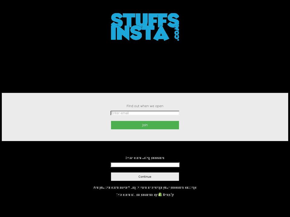 stuffsinsta.com — Shopify storefront screenshot