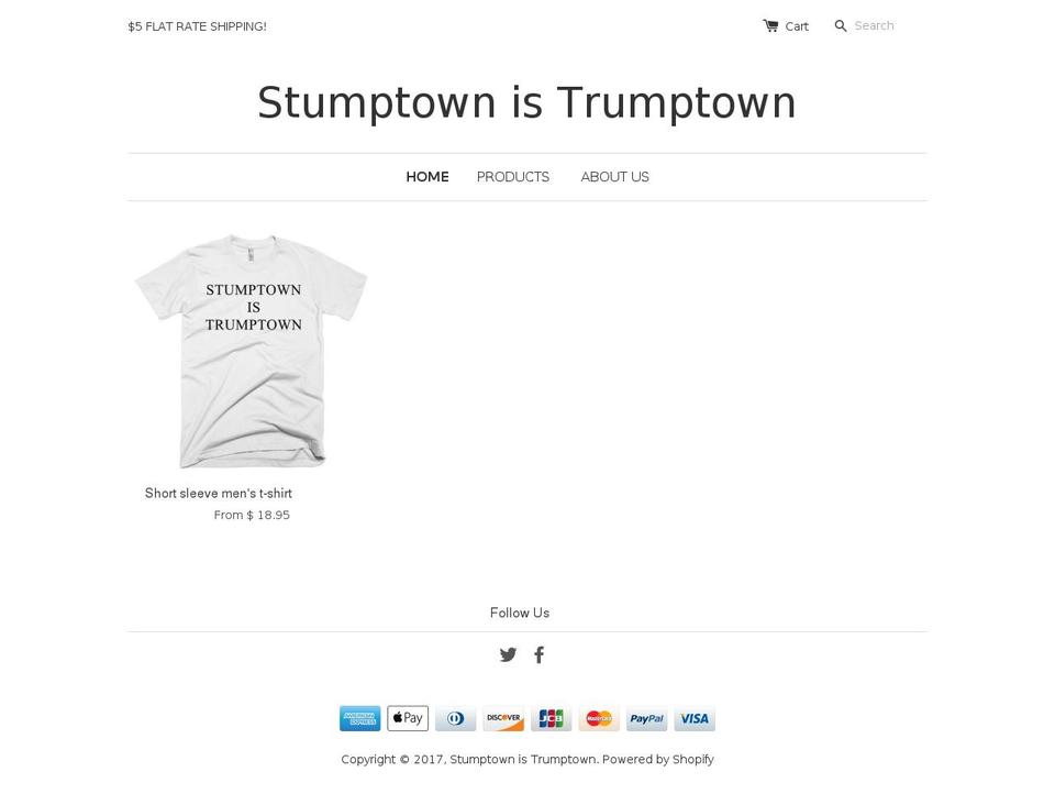 stumptownistrumptown.com shopify website screenshot