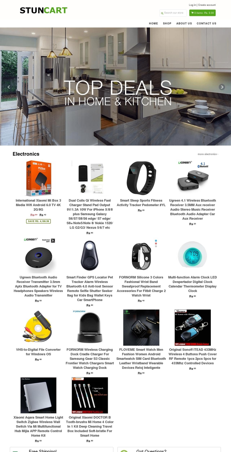 stuncart.com — Shopify storefront screenshot