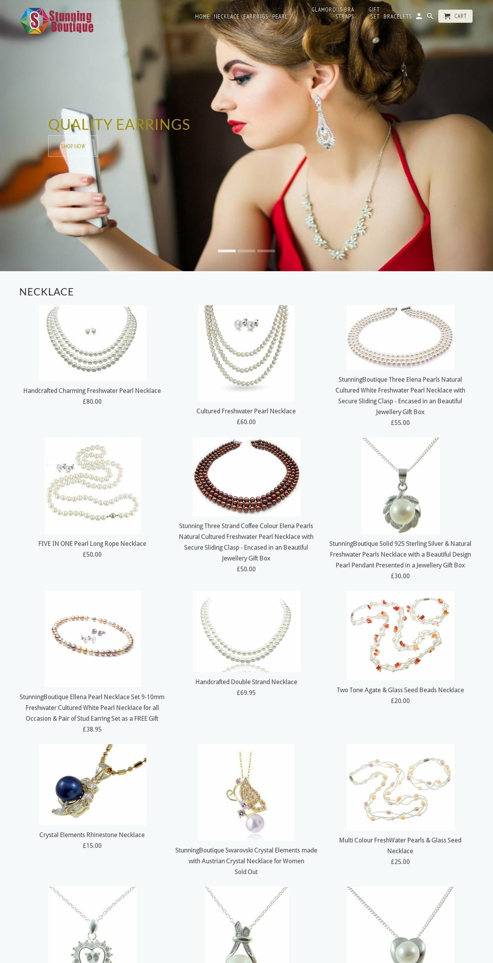 stunningboutique.co.uk shopify website screenshot