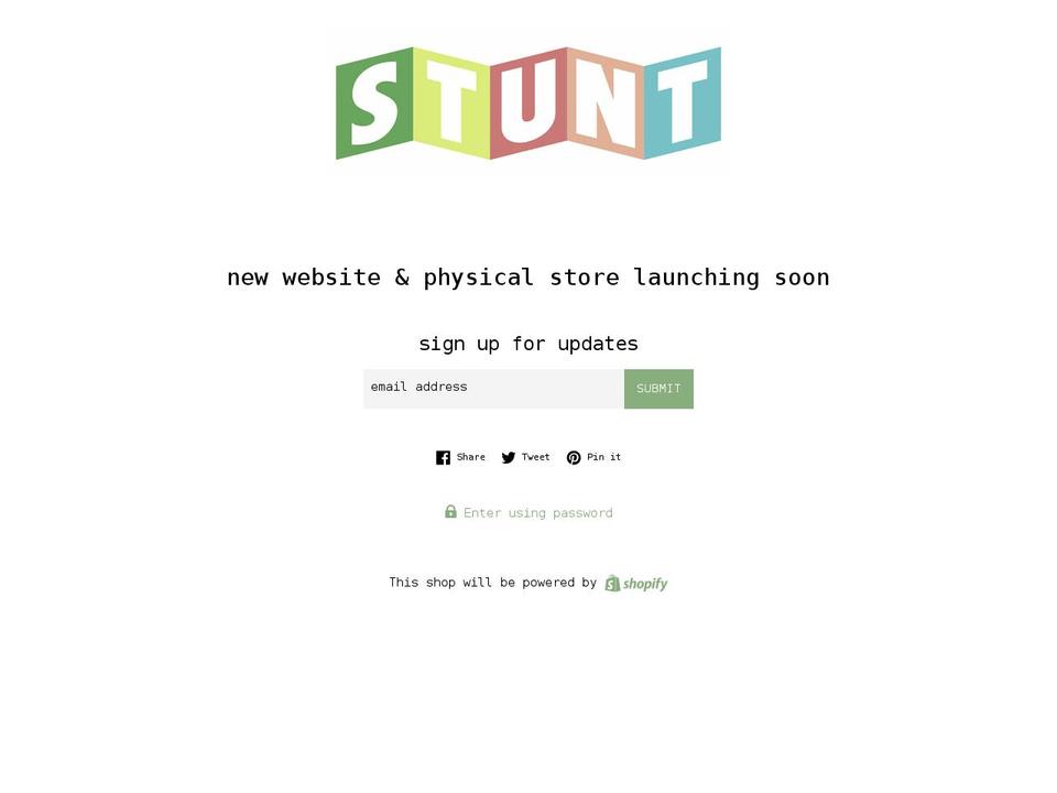 stuntvintage.com shopify website screenshot