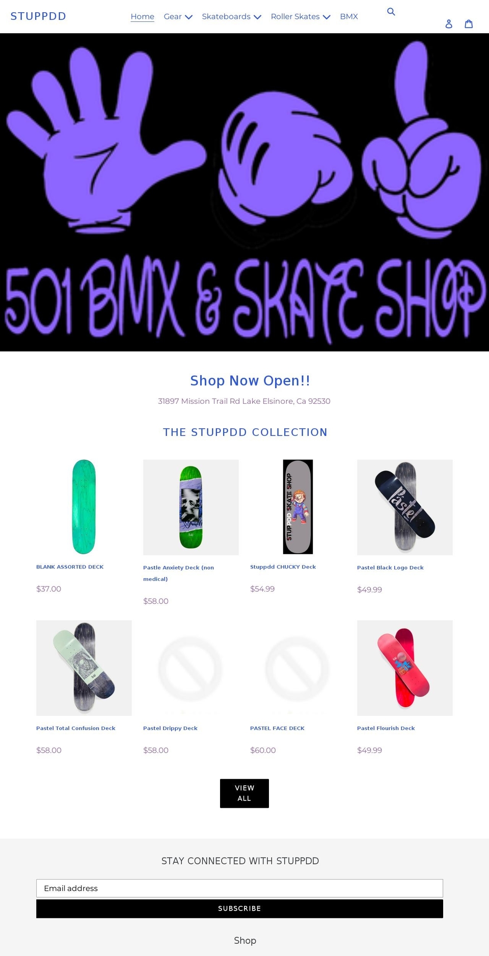 stuppdd.com shopify website screenshot