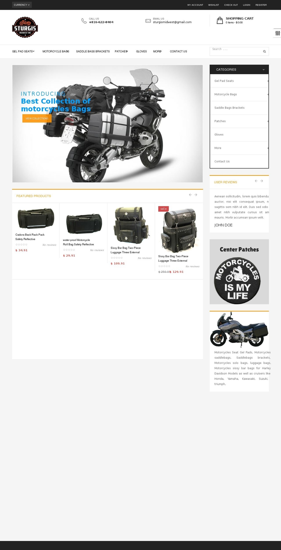 sturgismidwestinc.com shopify website screenshot