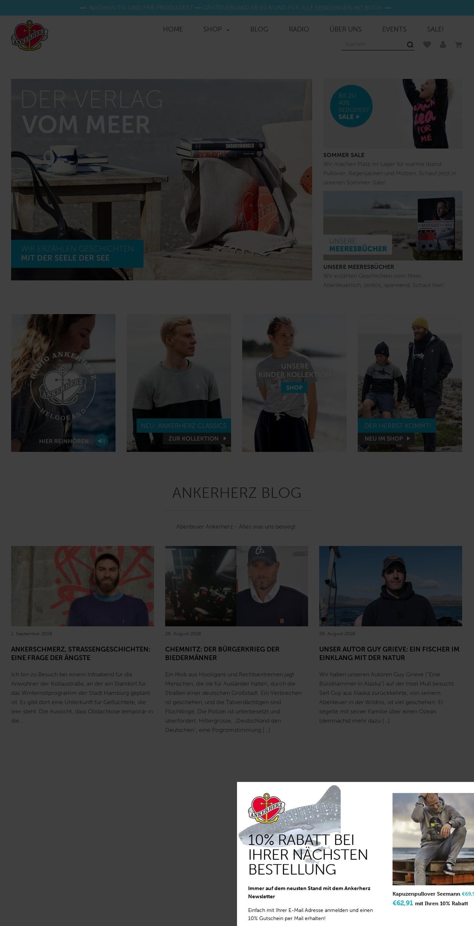 sturmkap.de shopify website screenshot