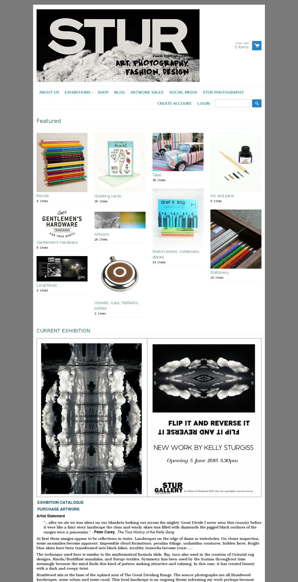 sturstore.com shopify website screenshot