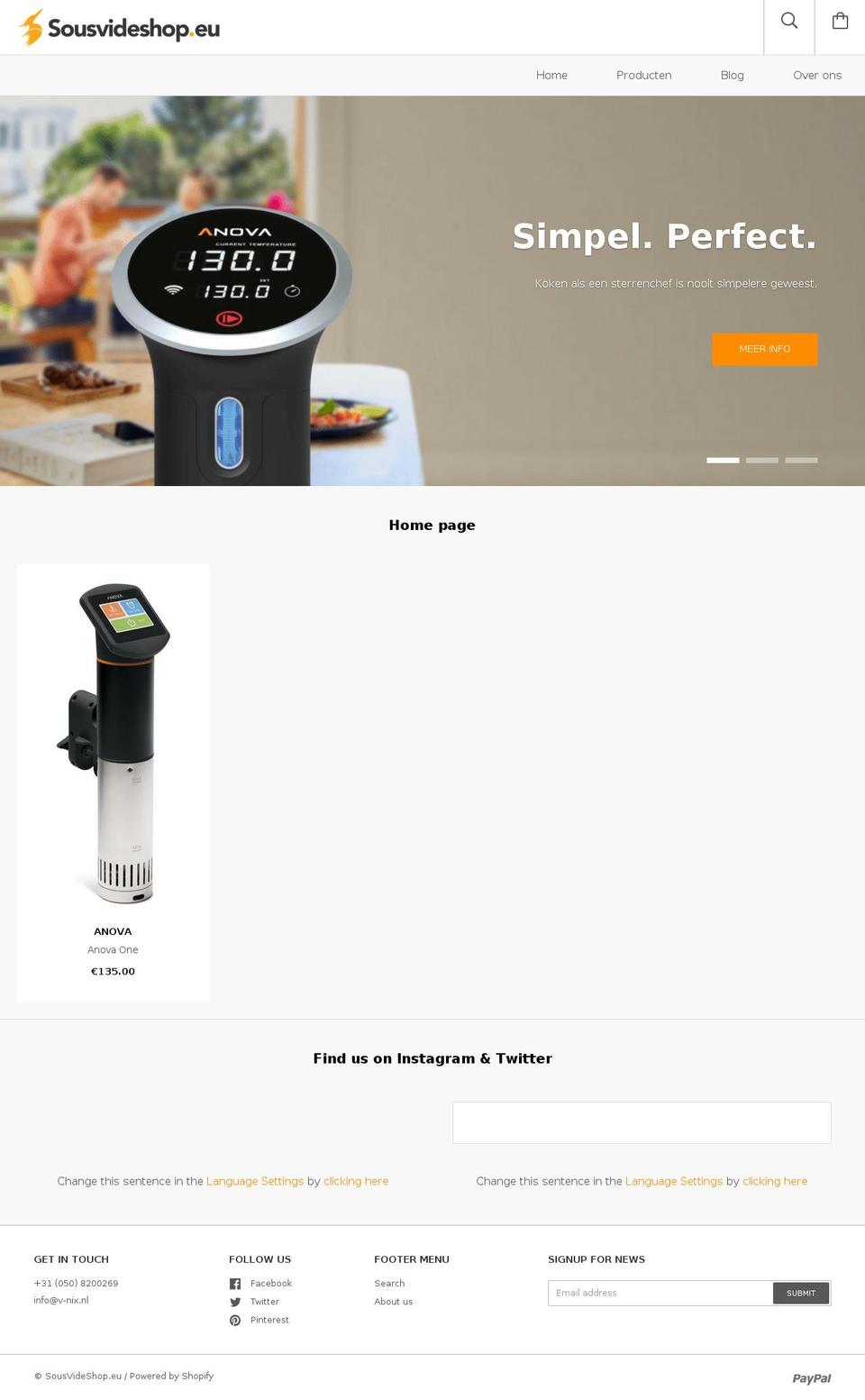 stuureenworst.com shopify website screenshot