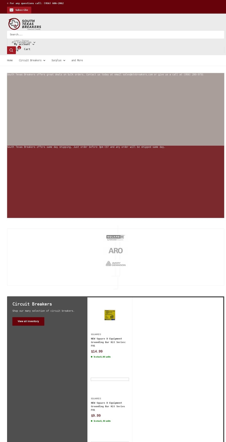 stxbreakers.com shopify website screenshot